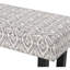 Banc en tissu Ashford Boho - impression de banc en tissu Great Affaire Furniture
