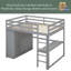 Lit mezzanine double avec tiroirs Dimmick Kids-1516092173