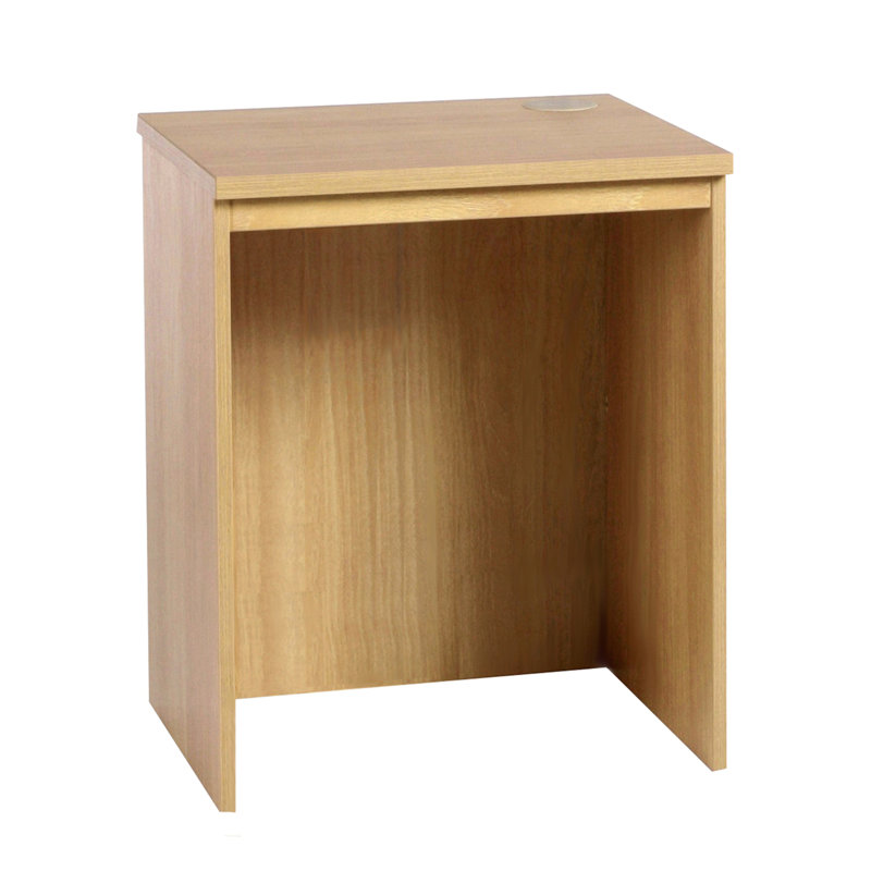 Moran Solid Wood Base Writing Desk, Classic Oak