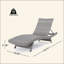 Chaise longue d'extérieur en osier pour une détente et un style ultimes, 2 pièces