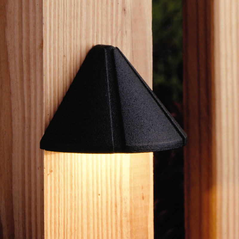 Luminaire de terrasse câblé Chimdindu, Noir texturé, 3000 K