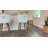 Anneli 24'' Swivel Counter Height Bar Stools Set of 4, Brown Counter Stools with Backs and Wood Legs for Kitchen Island-916282940-884832578-884832580