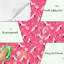 Papier peint adhésif autocollant Graceful Cranes Peony