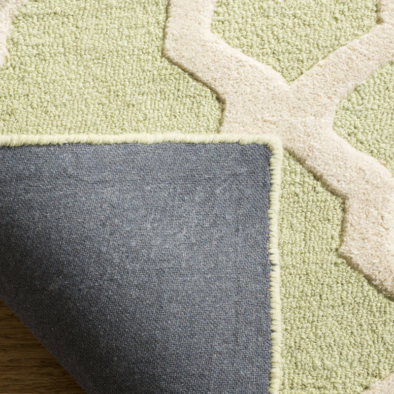 Darrow Geometric Wool Hand Woven Area Rug, Rectangle 61 x 91 cm