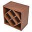 Berard Solid Wood Tabletop Wine Bottle Rack in Nature