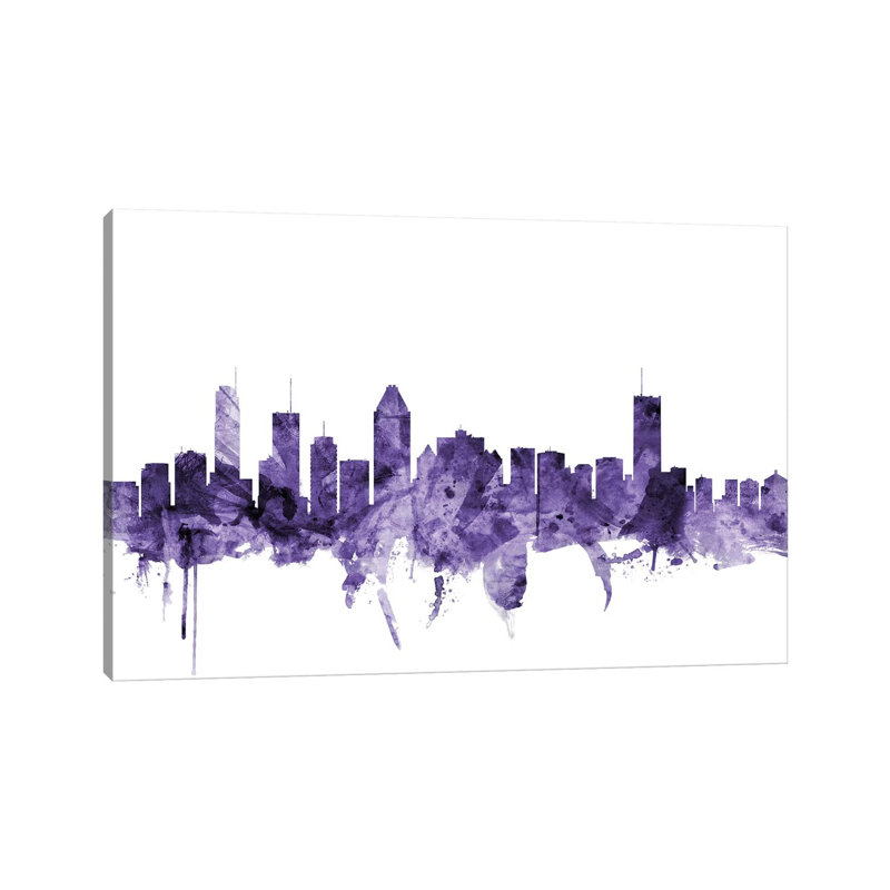 Montreal, Canada Skyline by Michael Tompsett - Wrapped Canvas Gallery-Wrapped Canvas Giclée