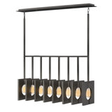 Ludlow 8 - Light Kitchen Island Linear Pendant