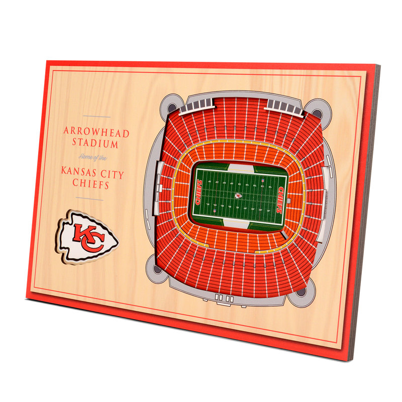 Affichage de bureau nfl 3d stadiumviews, Chiefs de Kansas City