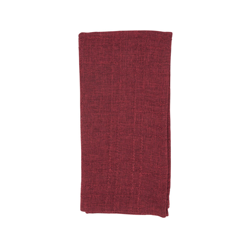 Refined Stitched Plaid Napkin (Set of 4)