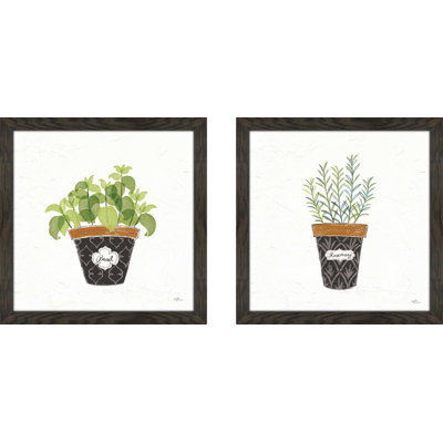 " Fine Herbs VIII " 2 - Pieces