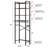 Agassiz Metal Adjustable Freestanding Over The Toilet Storage-576899104