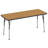Laminate Adjustable Rectangle 6 Students Activity Table-92311599-92311600