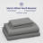 100% Cotton Sateen Sheet Set - Includes 1 Flat Sheet, 1 Fitted Sheet and 2 Pillowcases-126458569-126458564