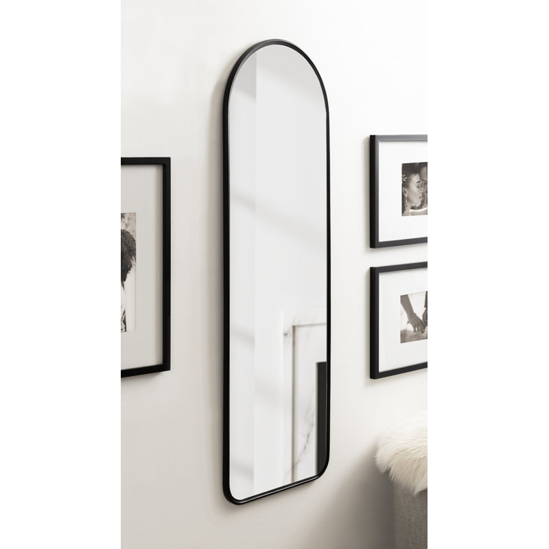 Jodyne Accent Mirror, Black, 47.25" x 15.75"