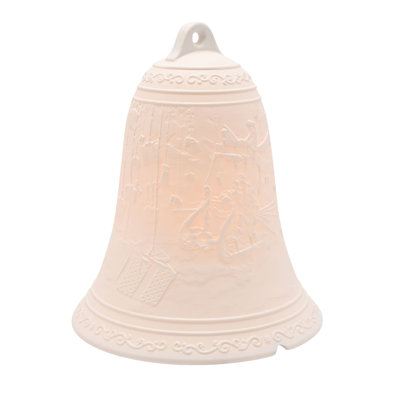 White Christmas Bell Lamp
