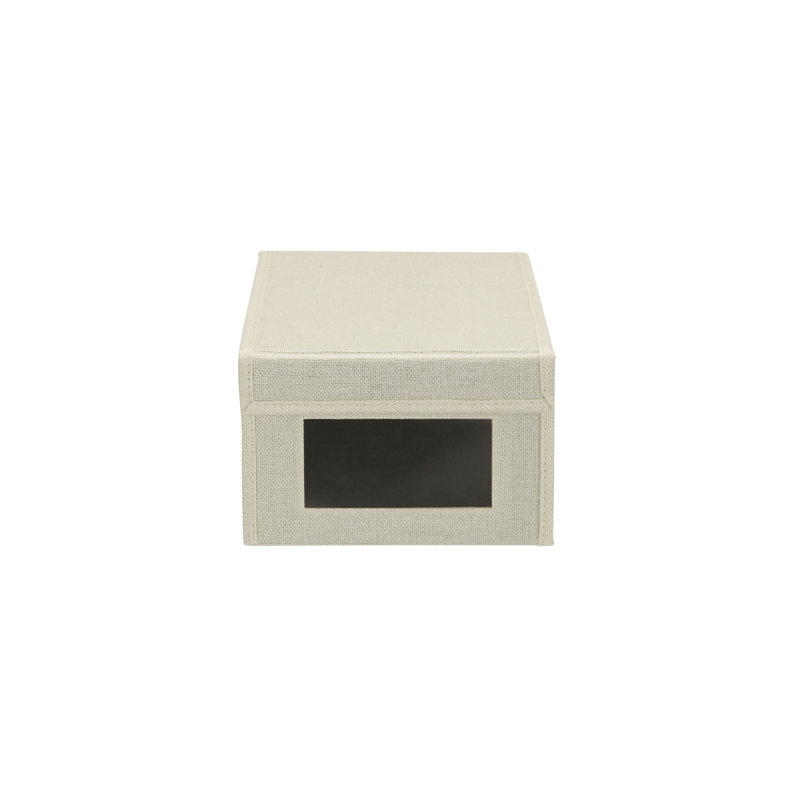 Stackable Shoe Storage Box, Cream