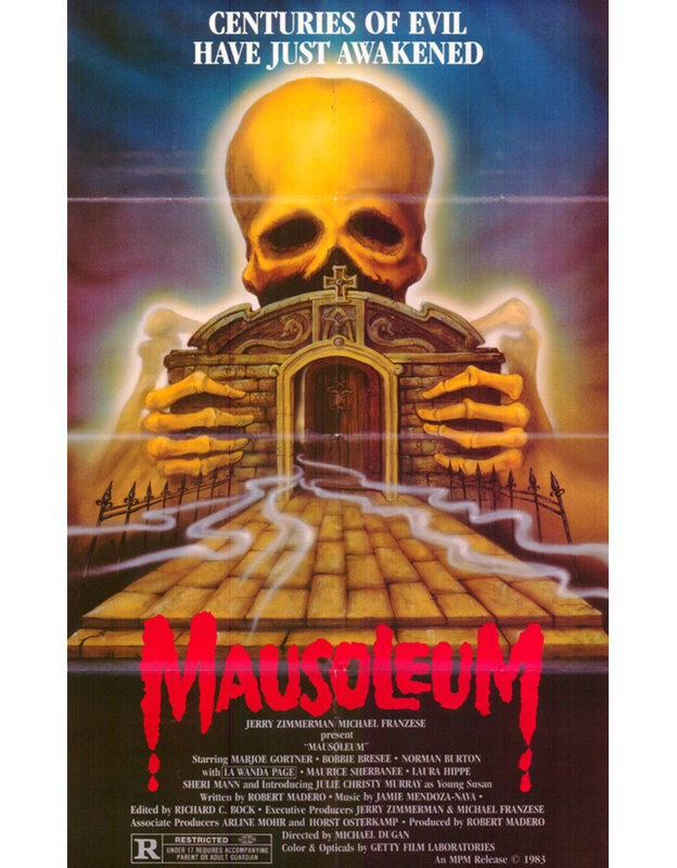 Mausolée, H 18 po x l 11 po