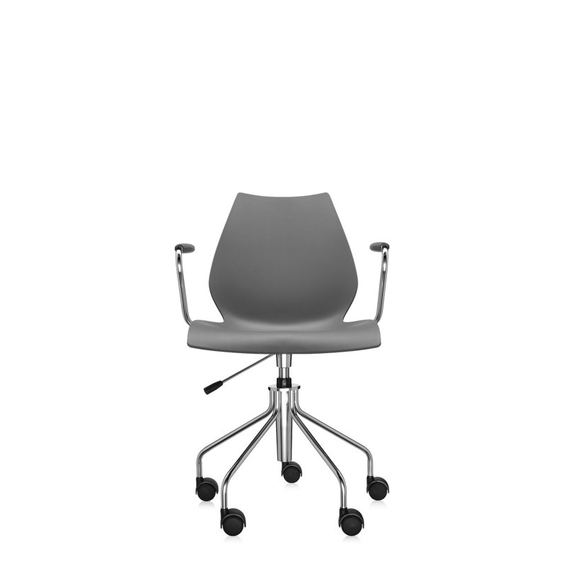 Maui Swivel Task Chair, Anthracite