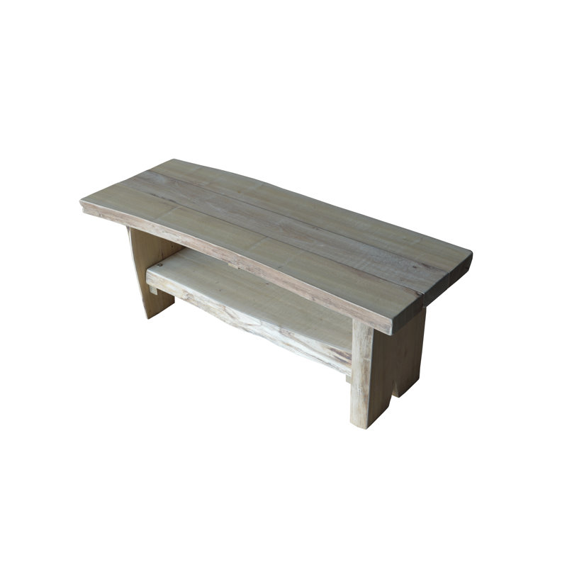Teri Solid Wood Single Coffee Table, Unfinished