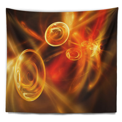 Abstract Polyester Tapestry