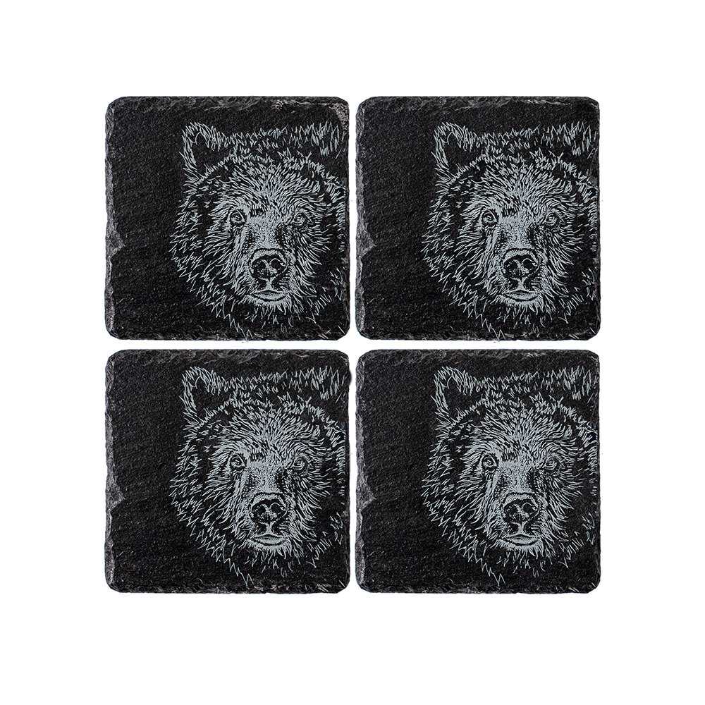 Square 4 Piece Coaster Set