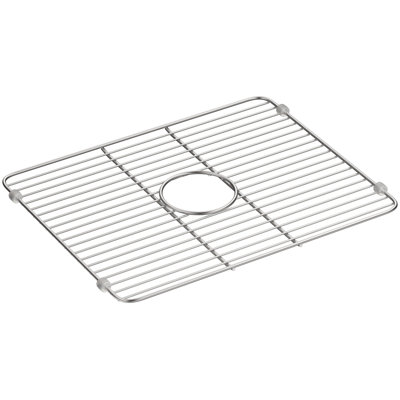 Grand support d'évier en acier inoxydable Smart Divide Iron Tones