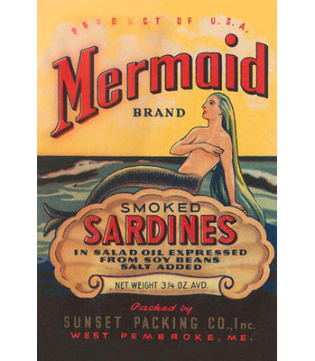 " Mermaid Brand Smoked Sardines "