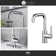 Kree Single-Hole Single-handle Bathroom Faucet with Drain Assembly