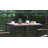 Abdimalik 4 Faux Teak Accented Club Chairs and 30" Square Faux Teak Patio Table Set