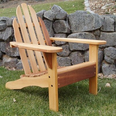 Woodcountry Idaho Wood Adirondack Chair 