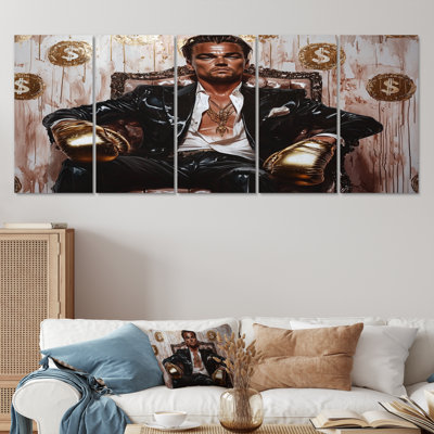 Ensemble de décoration murale loup de Wall Street