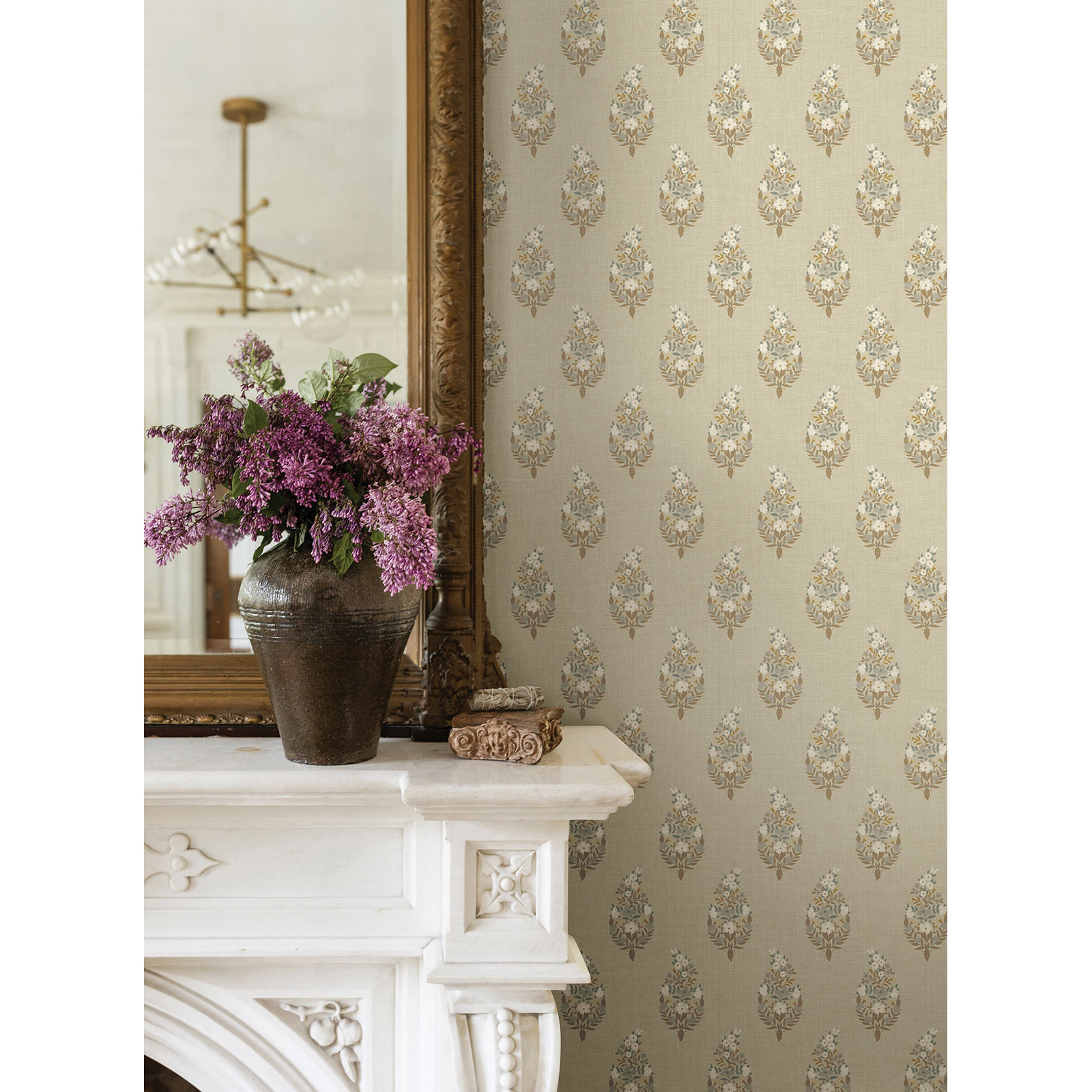 Rifle Paper Co. Paisley Wallpaper, Linen