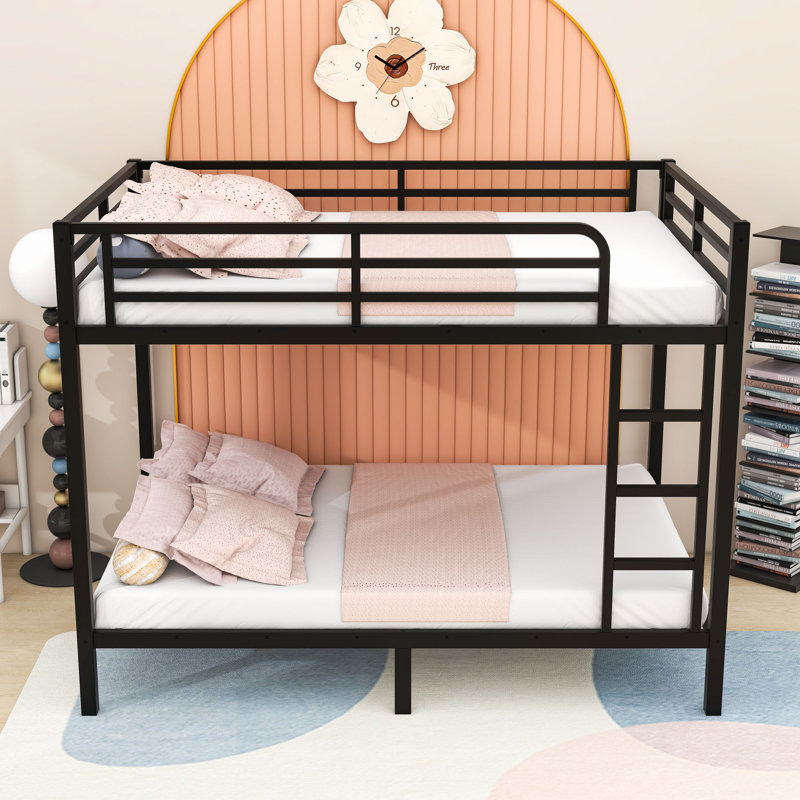 Full XL Over Full XL Bunk Bed With Under-Bed Storage