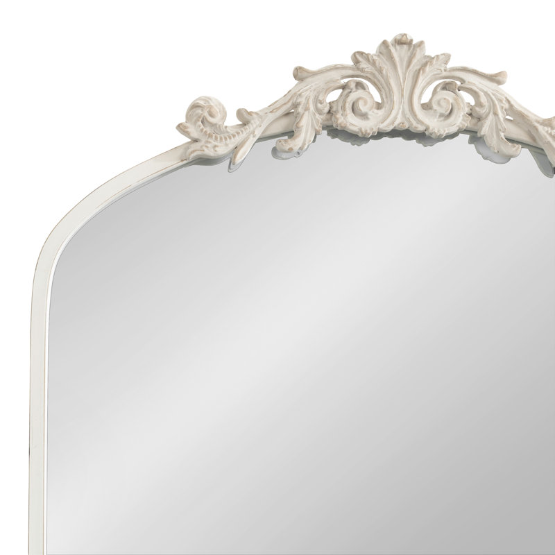 Anglo Metal Flat Mirror, 36" x 24", White