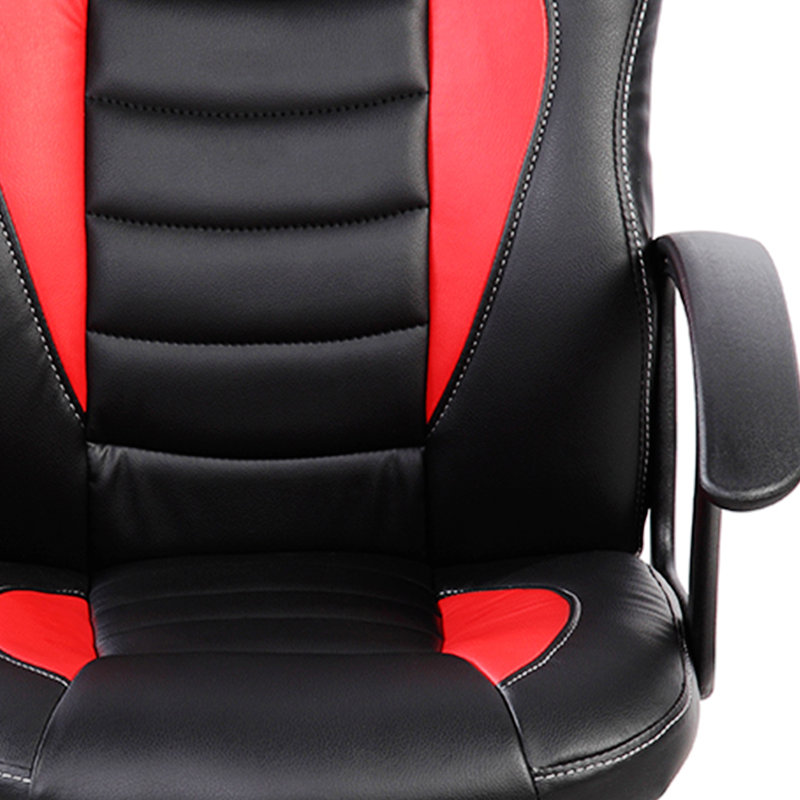 Fauteuil de jeu et roulettes pour enfants Techni Mobile, Rouge / noir, Polyuréthane