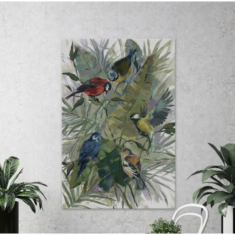 «Morning Birds II», reproduction sur toile, H 24 po x l 16 po