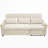 82" 2-In-1 Convertible Sofa Bed With Reversible Recliner, 3-Seater Sleeper Sofa For Living Room-1499066241