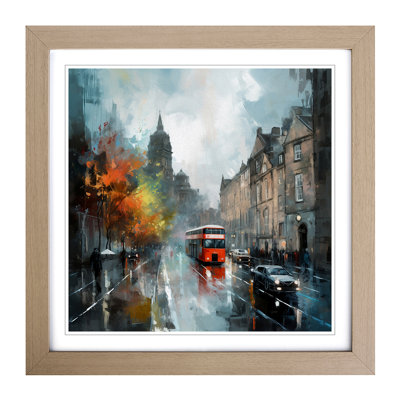 City Of Edinburgh Impressionism No.1 - Framed Print