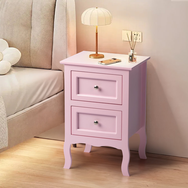 Authement 2 - Drawer End Table Storage Cabinet (Set of 2)