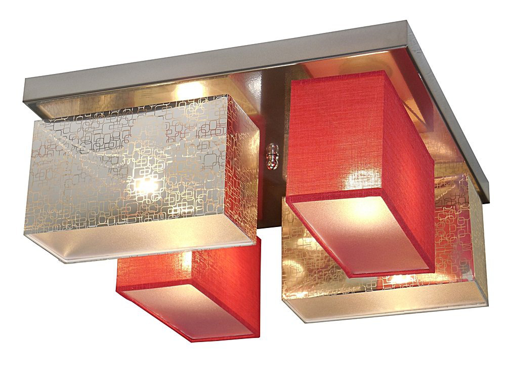 Parton 4-Light 45cm Semi Flush Mount
