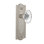 Meadows Plate with Oval Fluted Crystal Door Knob