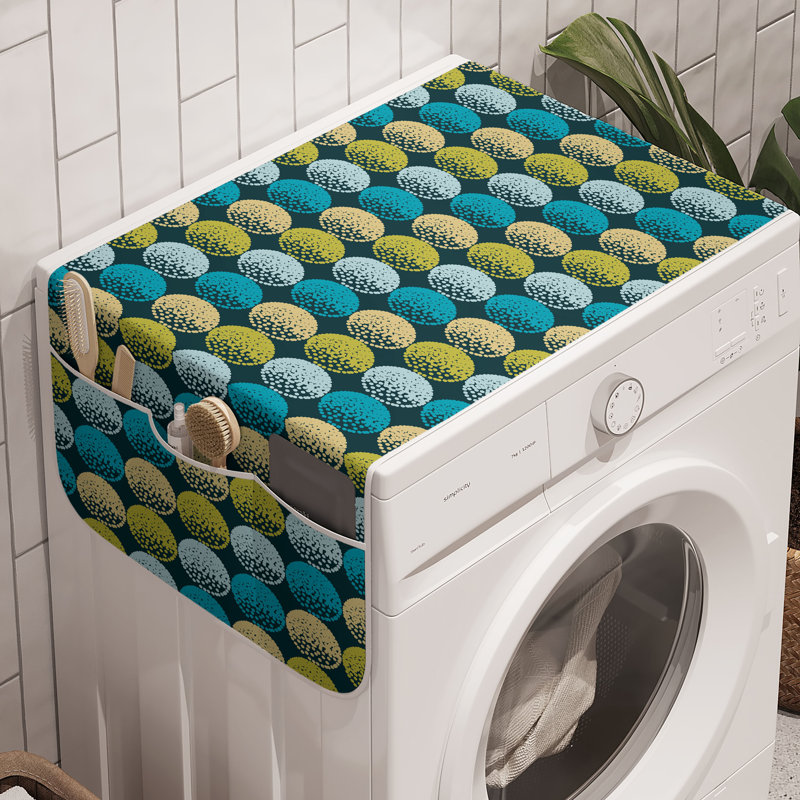 East Urban Home Abstract Washing Machine Organizer Pack of 2 47" x 18.5"