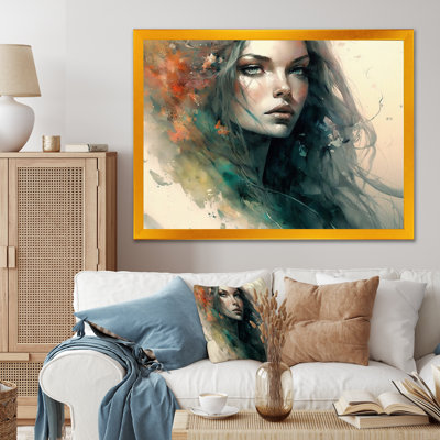 " Sensual Woman Impression Watercolor VI "