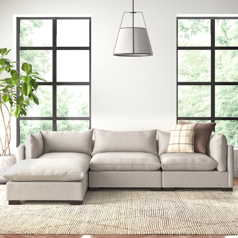 Zuri Upholstered Sectional, Bennett Moon