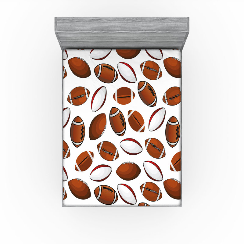 Drap-housse de football américain Ambesonne, Drap-housse très grand californien
