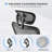 Ergonomic Office Chair,Mesh Desk Chair with Adjustable Lumbar Support and Headrest,Comfy Computer Chair with 3D Armrest Recling Swivel Chair for Home,Office,Study Room,Black & Grey-970921302
