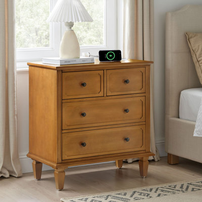 Commode d'appoint 4 tiroirs Amberlyn