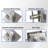 Satin Nickel Privacy (Bed & Bath) Door Lever