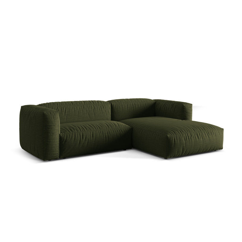 Carce 2 Seater Corner Sofa , Green
