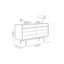 Commode 8 tiroirs Modern Modern